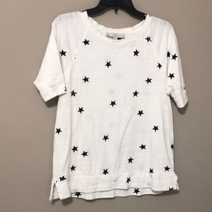 Loft Med petite shirt sleeve tee